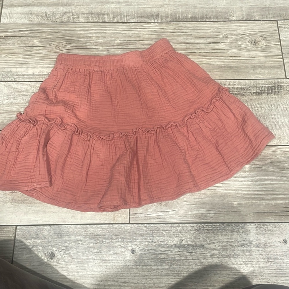 rose pink skirt
